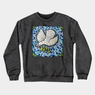 Mosaic Peace Dove Crewneck Sweatshirt